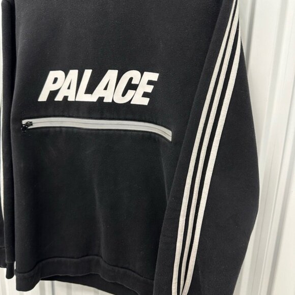 PALACE x Adidas Striped Pocket Hoodie Size Medium - Picture 2 of 4